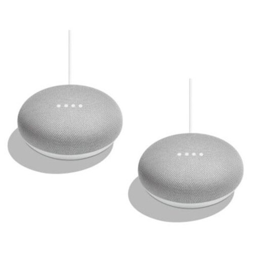 Google Home Mini Twin Pack (Chalk)